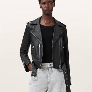 All Saints Balfern Leather Biker Jacket